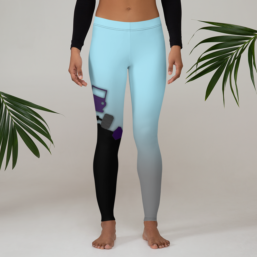 Legging with wide smooth waistband & print side | Clothes design, Legging, Spandex  leggings