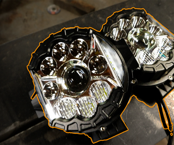 Great looking, functional, and affordable off-road lights! Suparee 7 Inch lights